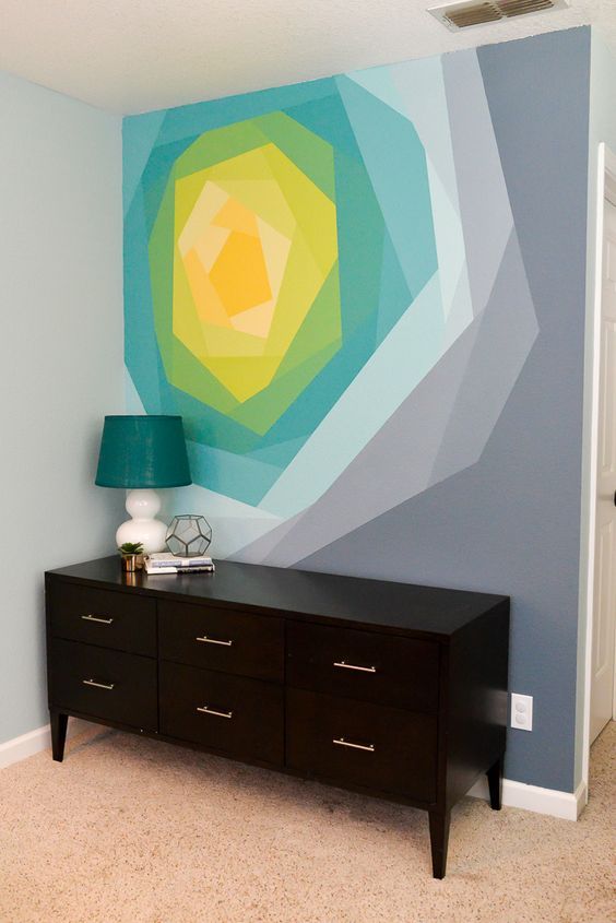 Flower Accent Wall Painting